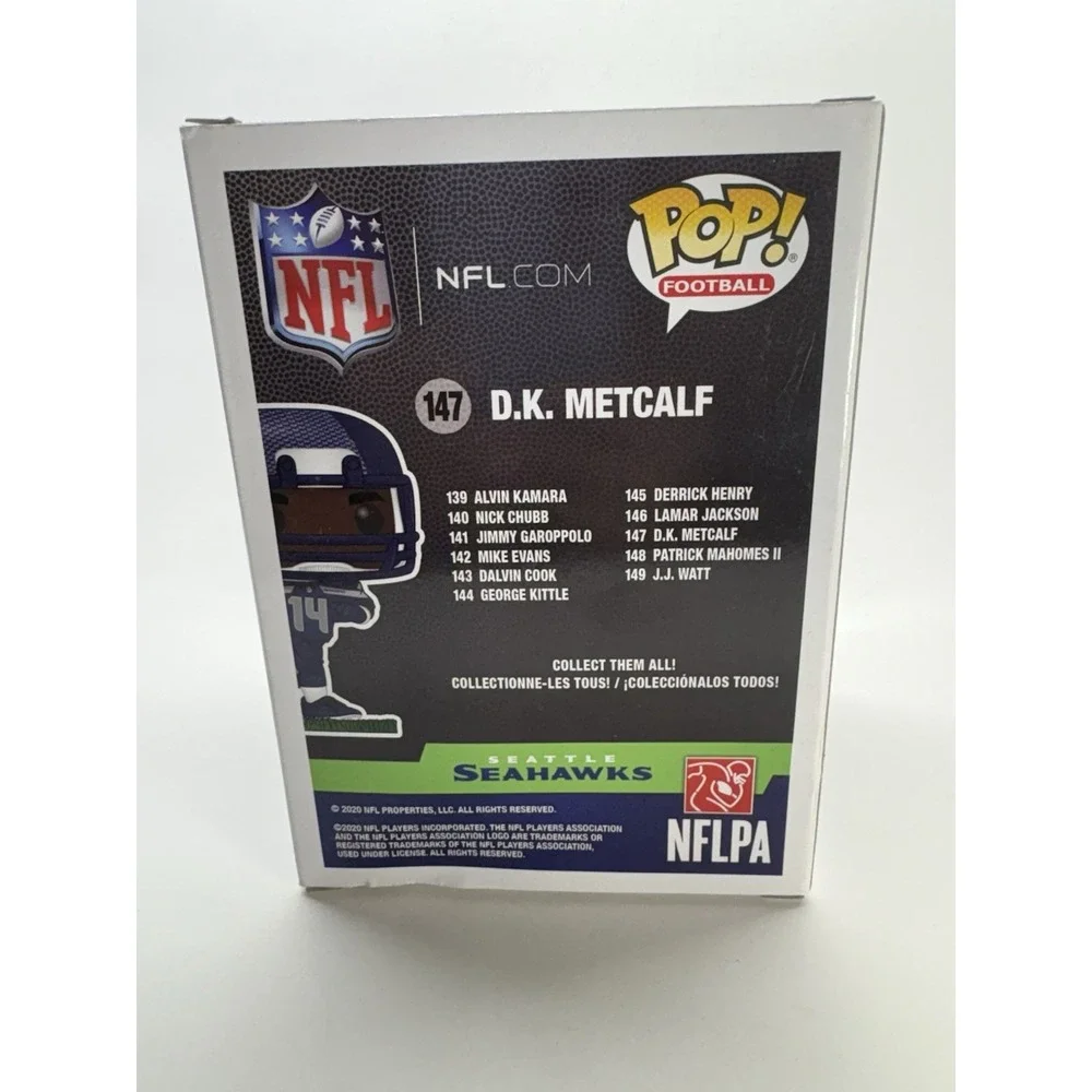 D.K. Metcalf NFL‎ Seattle Seahawks 147 Funko Pop Football Vinyl Figure